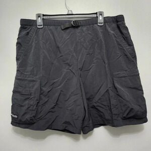 Columbia men's shorts swimming trunk with pockets black size large
